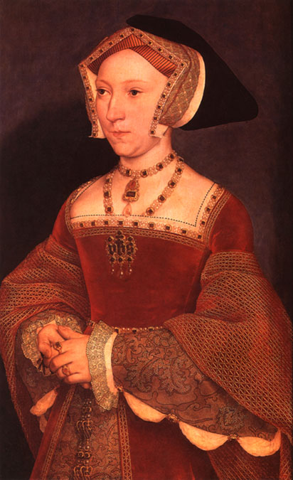 jane seymour queen. A painting of Queen Jane by